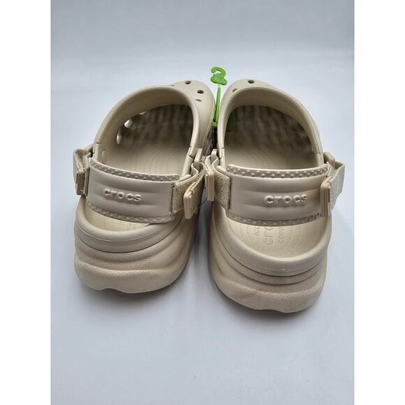 Crocs Unisex M/8 W/10 Duet Max II 2 Clog Stucco Beige Casual Sandal - Picture 6 of 7